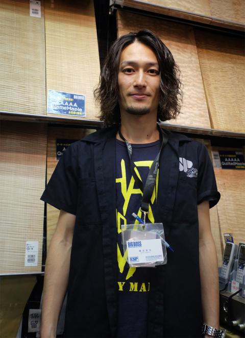 ESP BIG BOSSお茶の水駅前店就職 橋元　拓也（楽器店 / 店長）