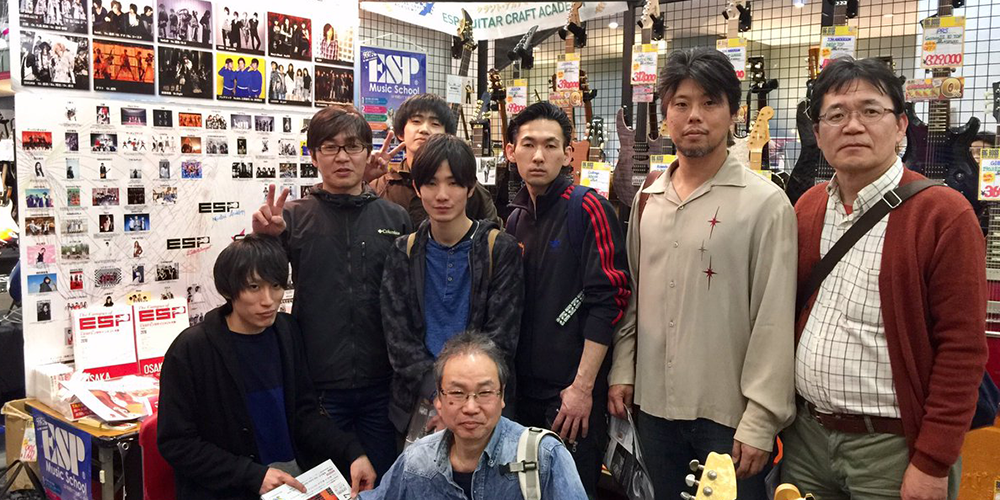 esp guitar craft academy osaka 大阪校（梅田）ESPギタークラフトアカデミー イベントレポート