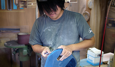 Sago New Material Guitars工房見学