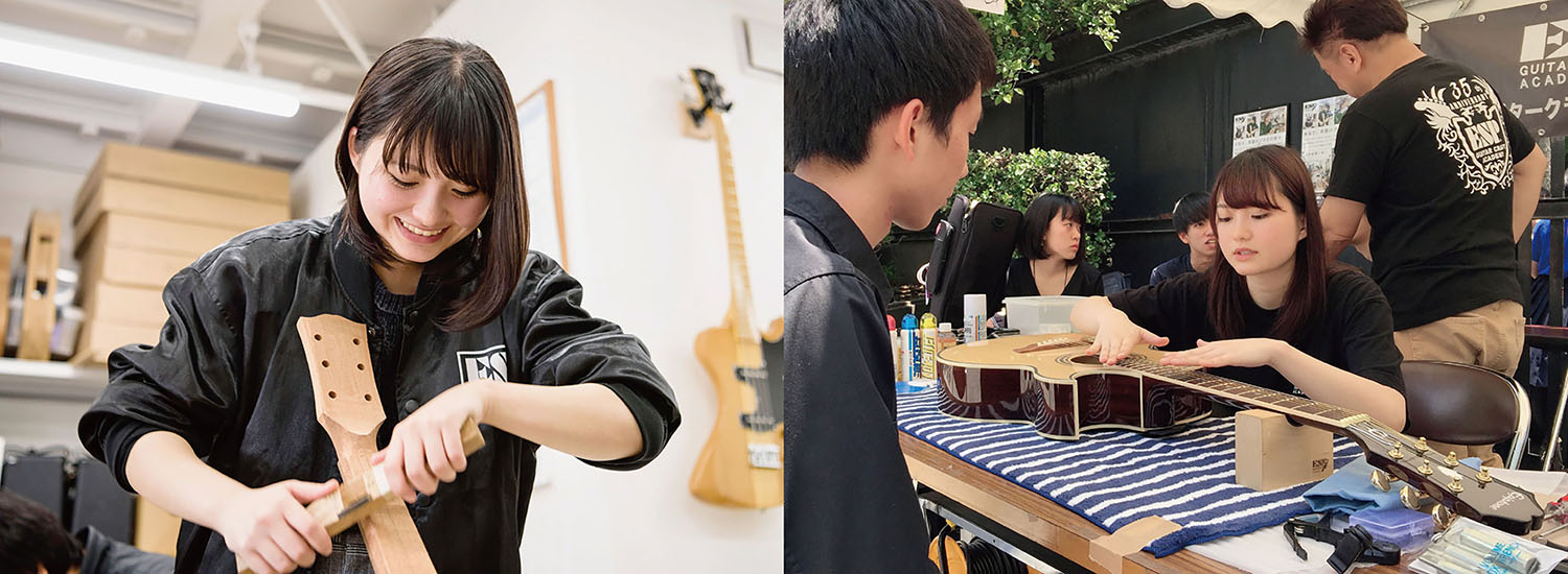 esp guitar craft academy osaka 大阪校(梅田)ESPギタークラフトアカデミー 就職実績