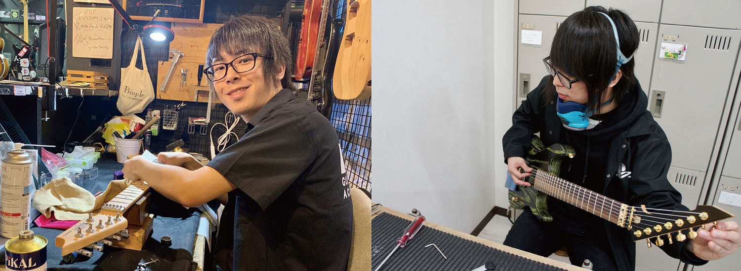 esp guitar craft academy osaka 大阪校(梅田)ESPギタークラフトアカデミー 就職実績